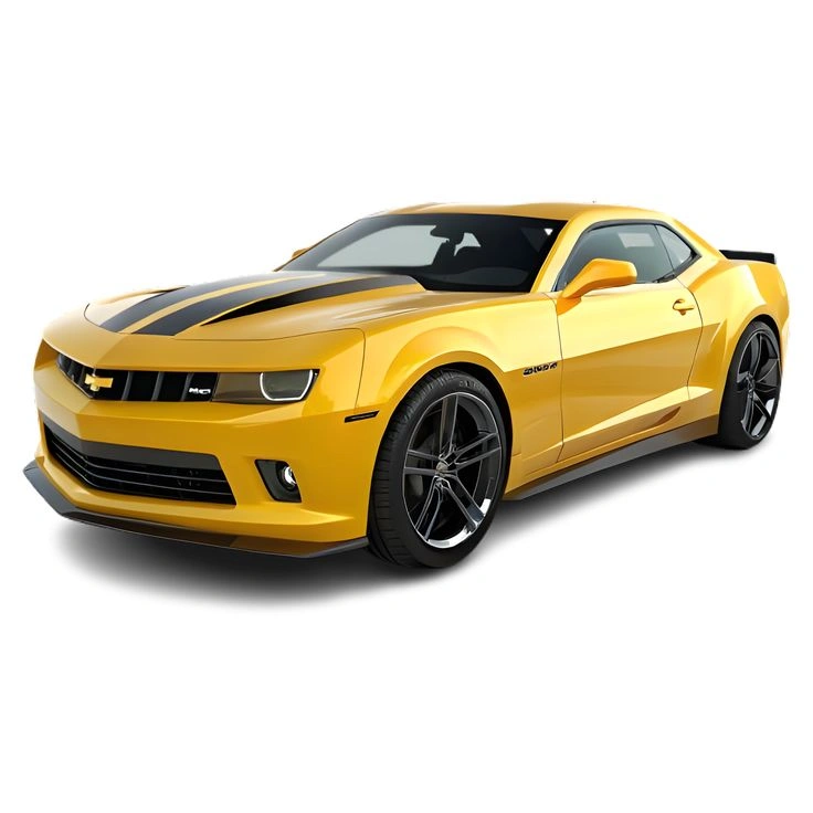 thumbnail Sleek Yellow Chevrolet Camaro Sport