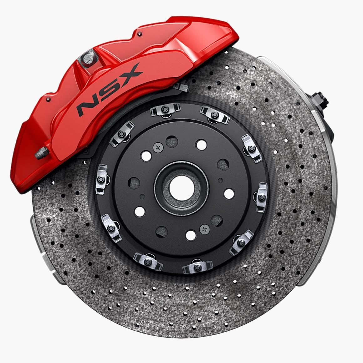 thumbnail Car Brake Disc and Red Caliper
